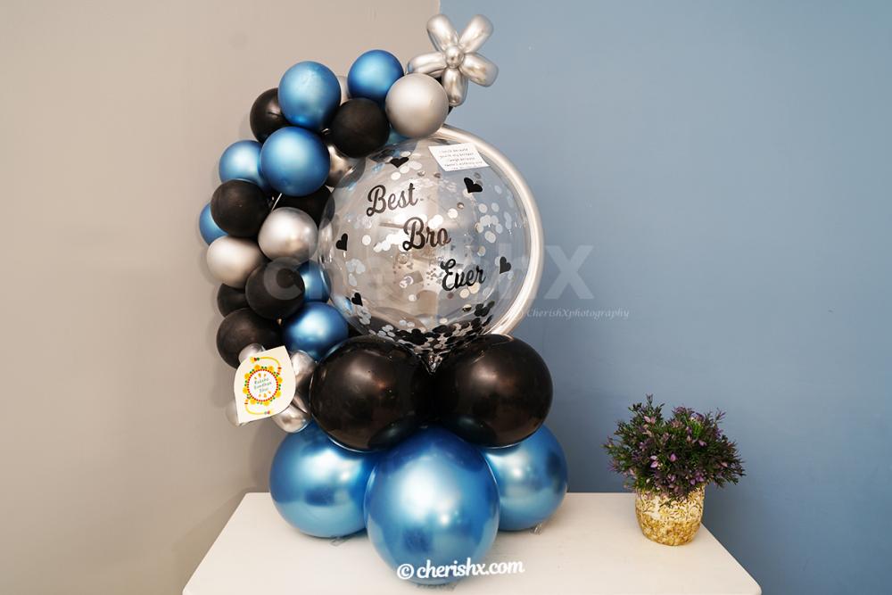 Make your Raksha Bandhan celebrations beautiful by adding these elegant balloon bouquet stands