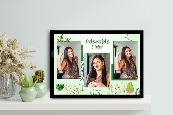 Adorable Sister A4 frame