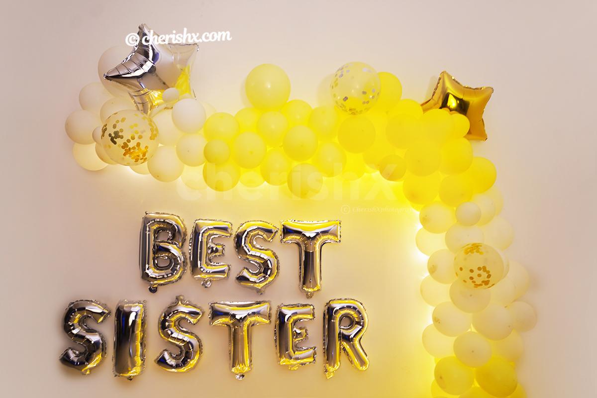 Throw a surprise Raksha Bandhan Party for your sister.