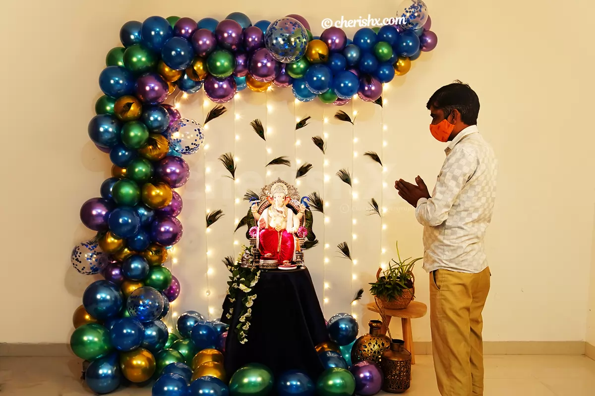 gauri. ganpati # gauri decorations Images • disha the rising star👑  (@isha1376) on ShareChat