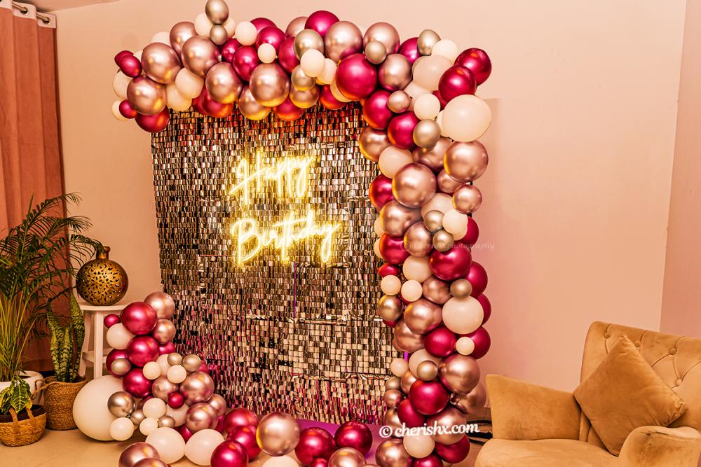 Surprise your close ones with CherishX's Glamorous Pink and Silver Decor!!