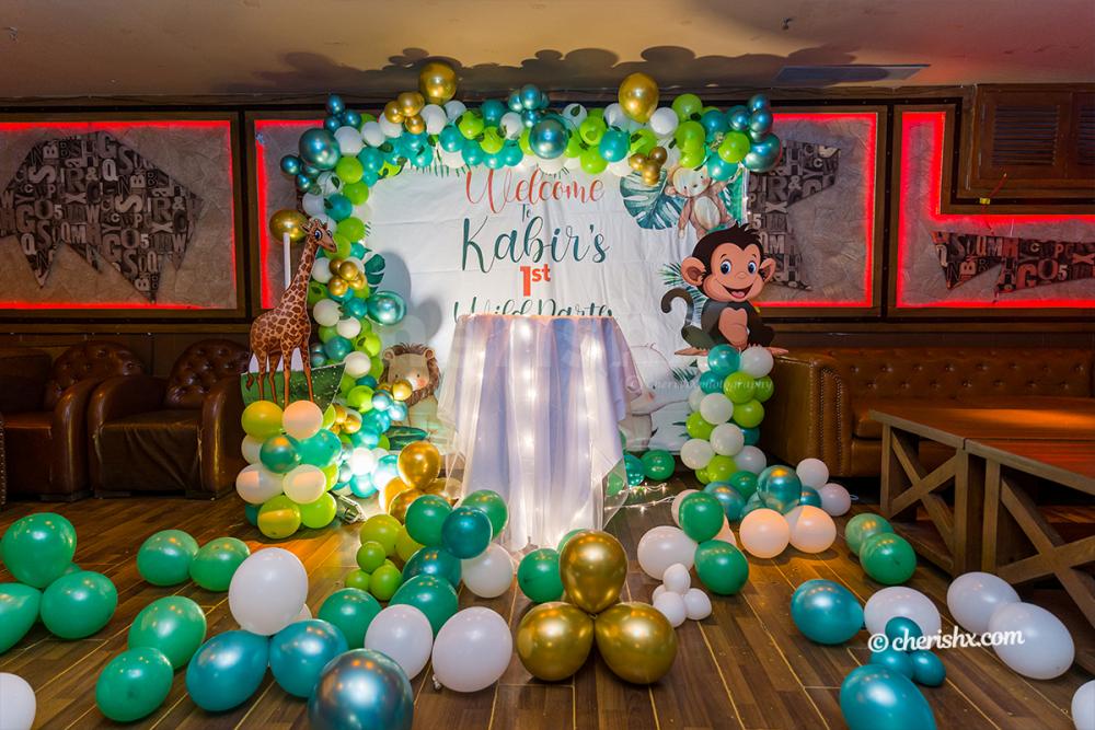 A breathtaking Jungle theme Decor for your child's birthday!