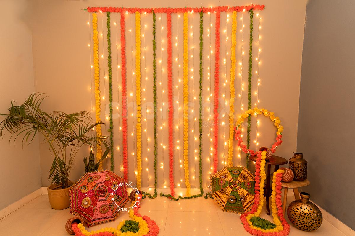 Celebrate Diwali with CherishX's Festive Umbrella and Flower Garlands Decor  | Mumbai