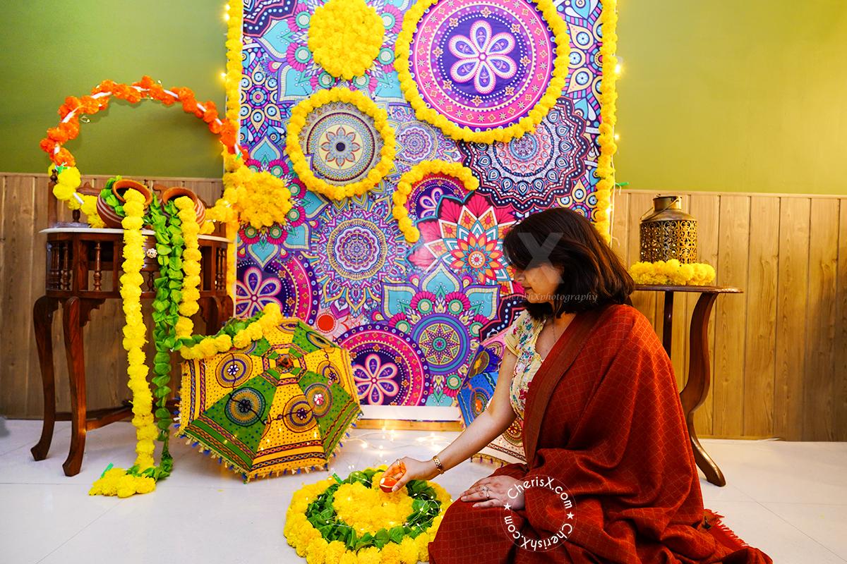 Mandala Themed Tradition Diwali Decoration by CherishX.