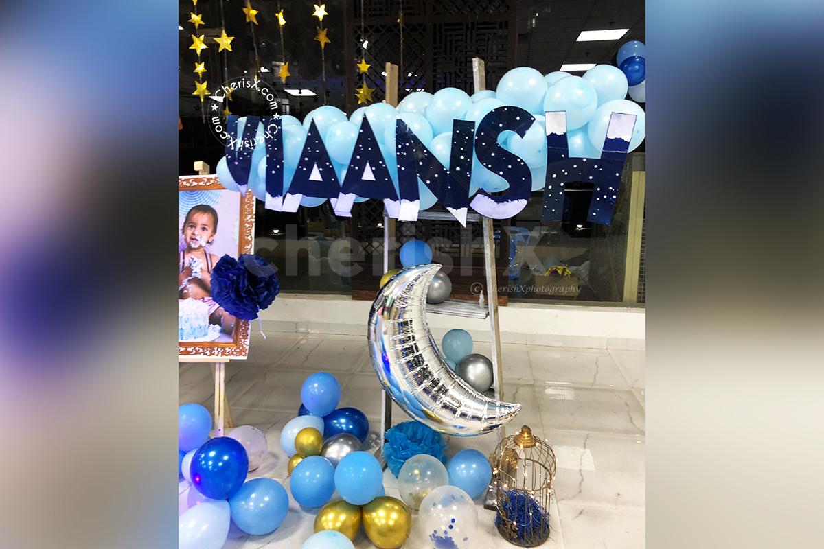 Star and Moon Themed Balloon Decor for your Kid's Grand Birthday Party!