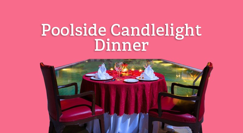 Poolside Candlelight Dinner