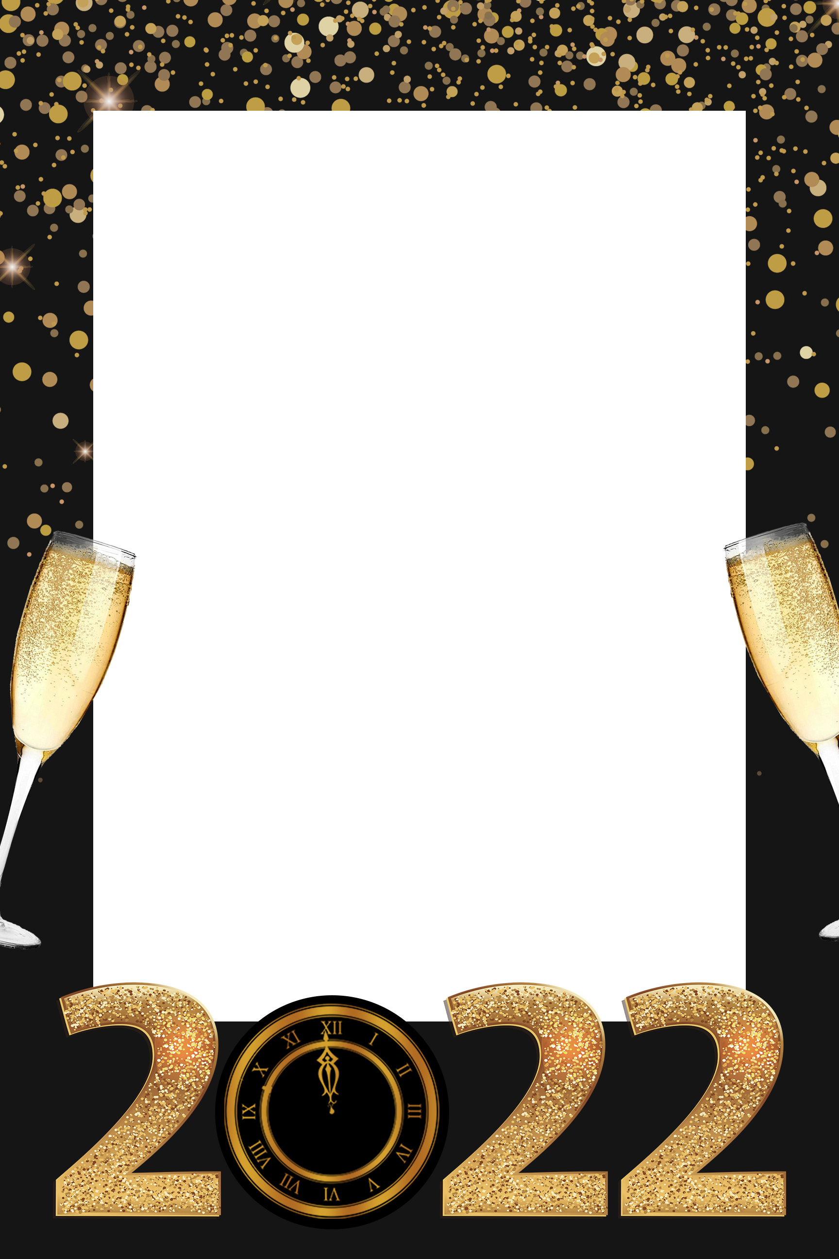 New Year Theme selfie photo booth