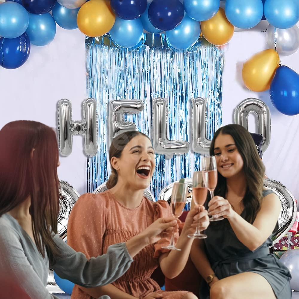 Have an awesome New Year Party with this Gorgeous Blue and Silver Decor!