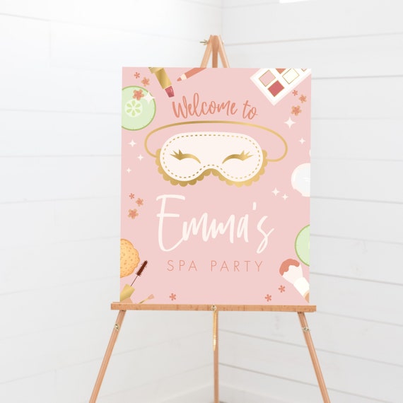Personalised Make Up Theme Welcome Board