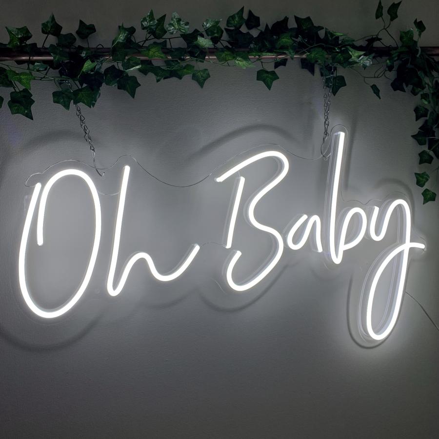 Replace with Oh Baby Neon Light