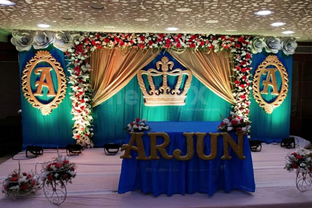 A finely curated King Themed Birthday Decoration in Hyderabad.