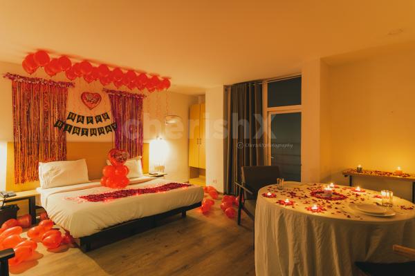 Bring back the sparks in your relationship by booking CherishX's incredible Stay in a Decorated Room