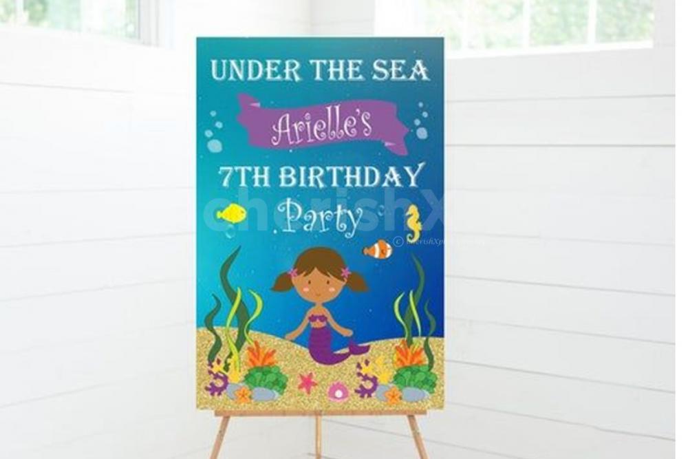 "Underwater Theme Birthday Decoration in Hyderabad for your Baby Girl