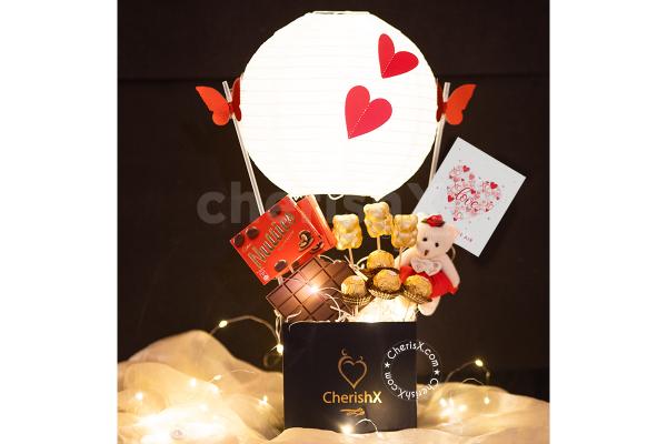Make your partner feel special this Valentine's with Gorgeous Chocolate Parachute by CherishX.