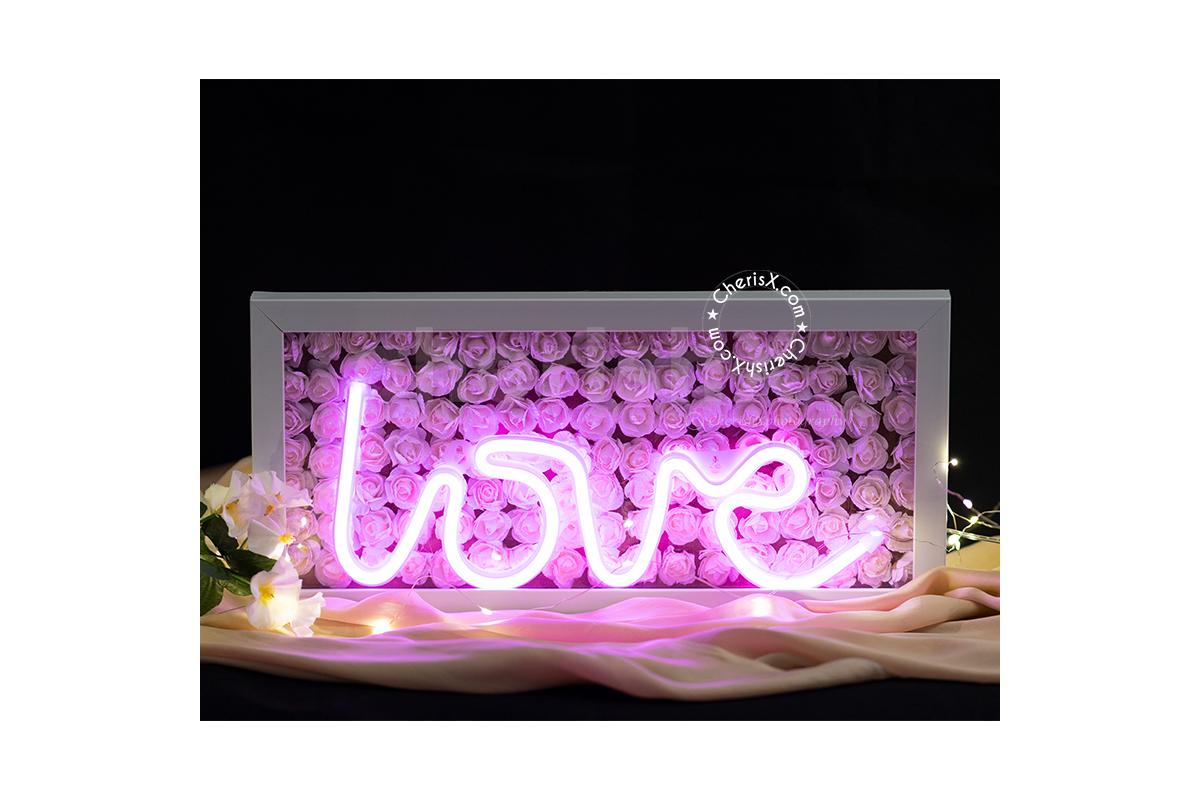Celebrate this Valentine's Day and week beautifully with CherishX's Exclusive Love Led Frame Gift!