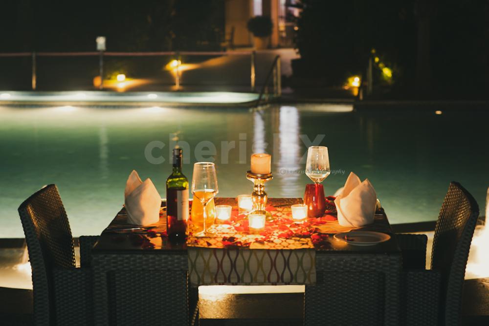 Poolside dining by cherishx