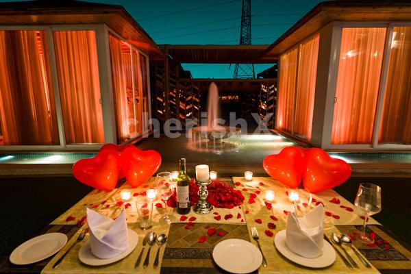 Vday Fountain Dining by Umrao