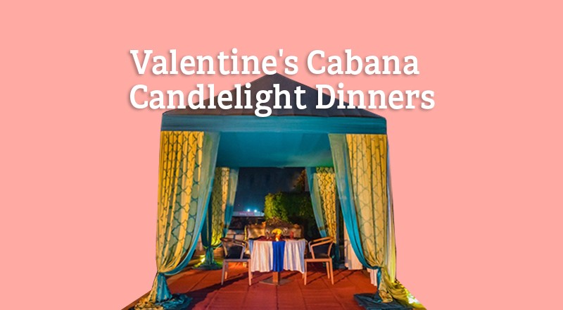 Valentines Special Cabana Candlelight Dinners collection