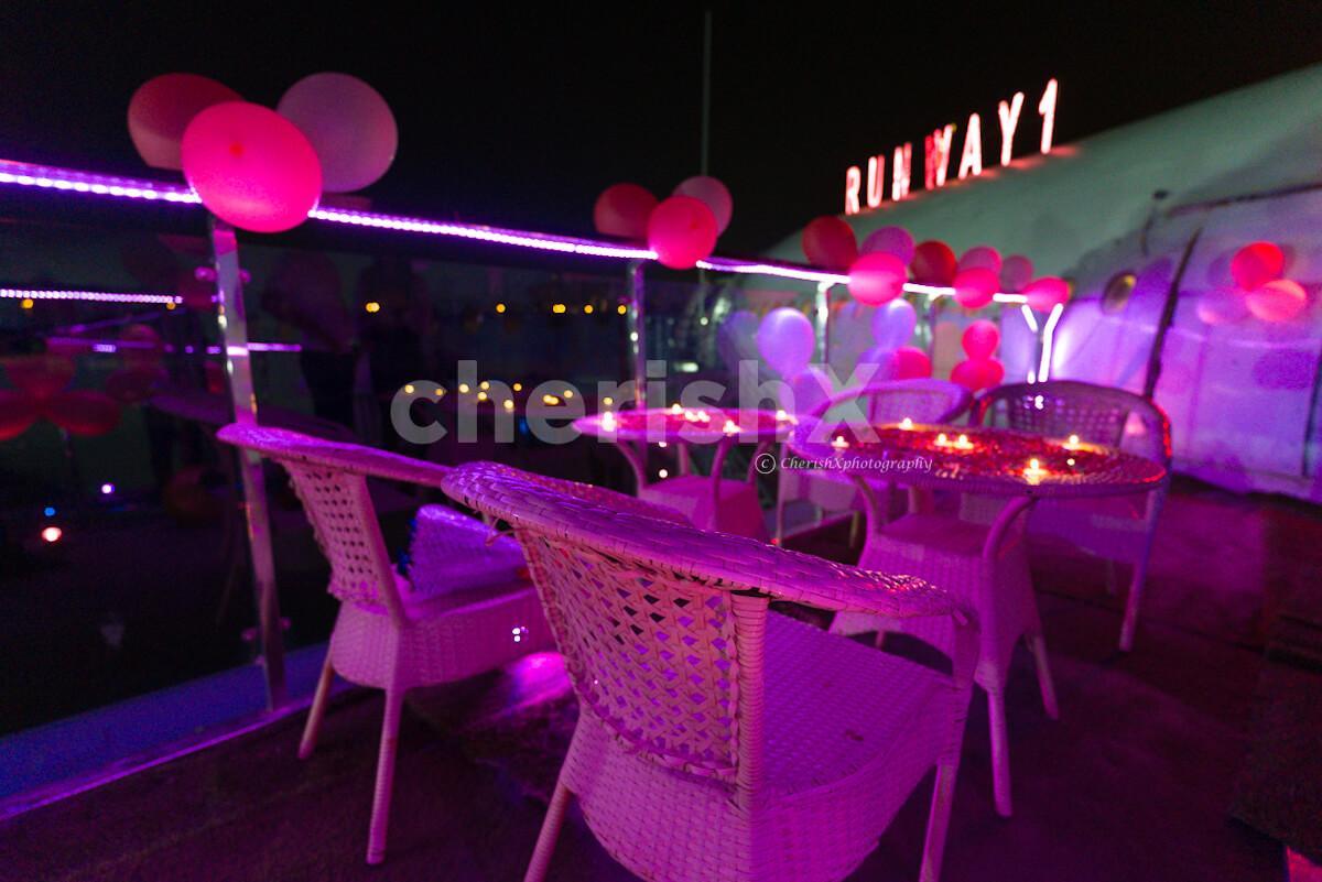 Candlelight Dinner on the Wings of an Airplane at Flight of love