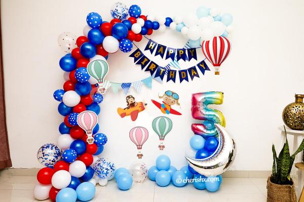 Surprise your kid with CherishX's Aeroplan Theme Birthday Decor!