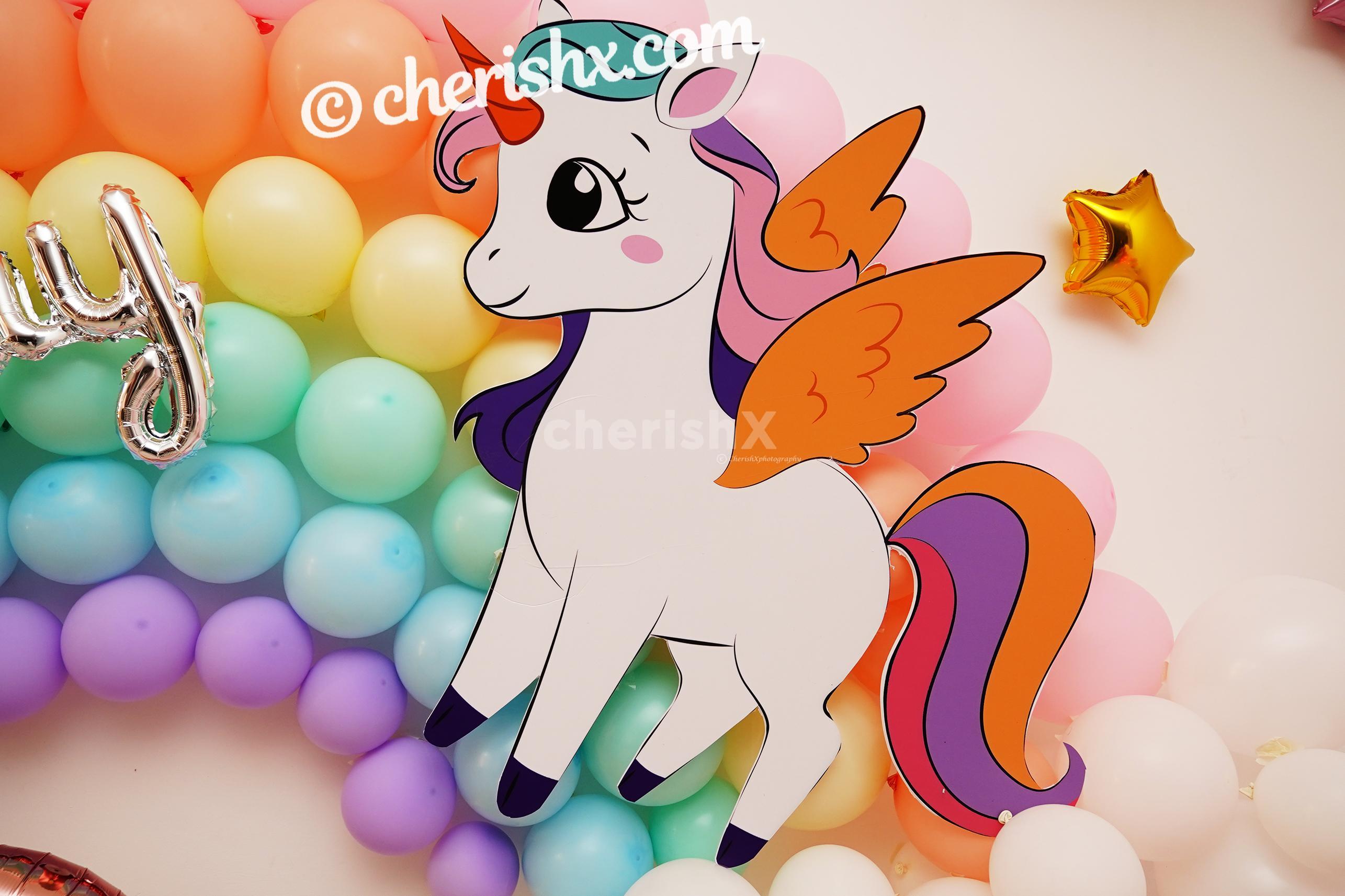 Make your child's birthday exciting by having Unicorn Birthday Theme Decor!