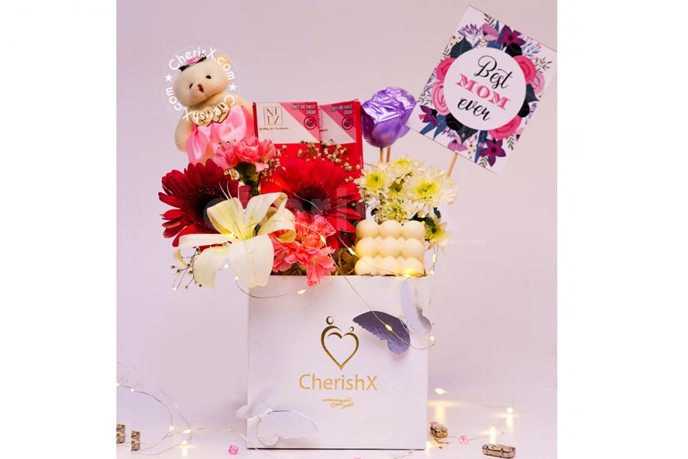 Send a Fresh Mother's Day Gift with CherishX's Exotic Premium Flowers Bucket!