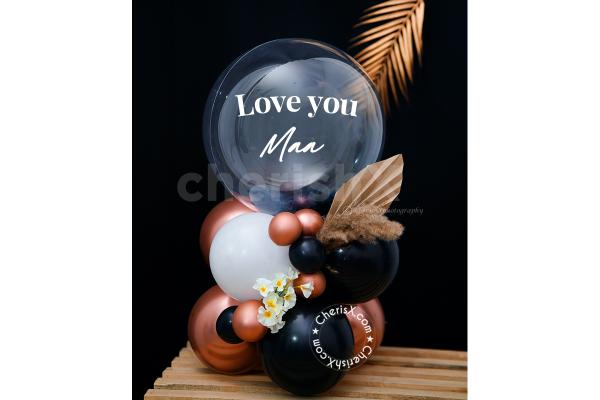 Celebrate Mother's day, or any other occasion beautifully with CherishX's Premium Organic Balloon Bouquet Mother's Day Gift Idea!