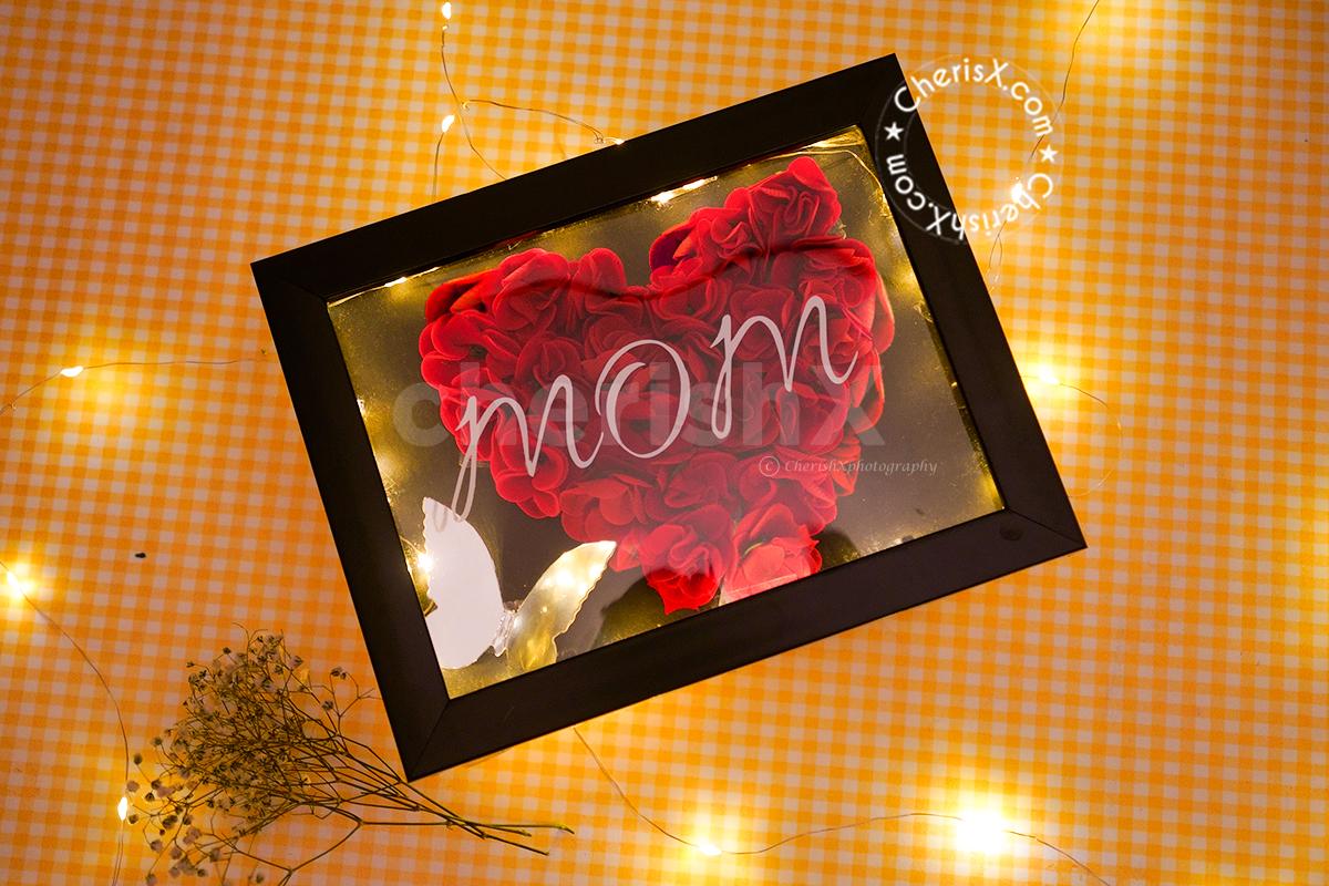 Celebrate Mother's Day with CherishX's Mom 3D Floral Heart frame!