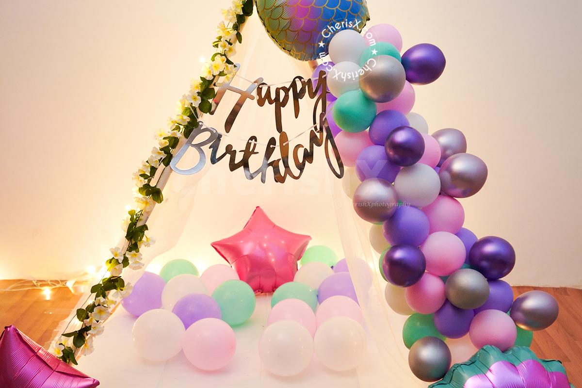Plan a grand birthday decoration for your Baby Girl's birthday!
