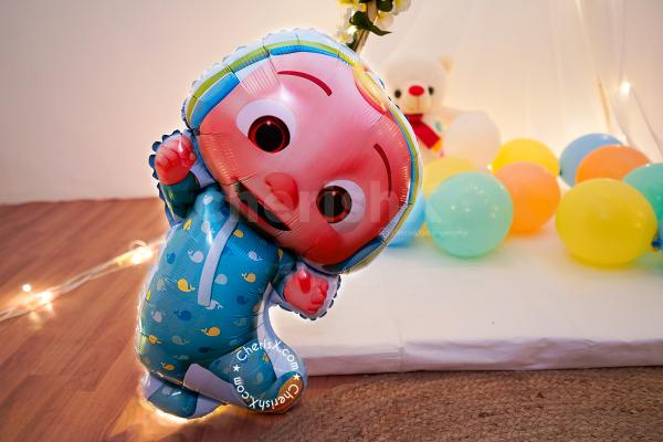 Celebrate your baby girl's or boy's birthday with Cocomelon Canopy Theme Decoration by CherishX!