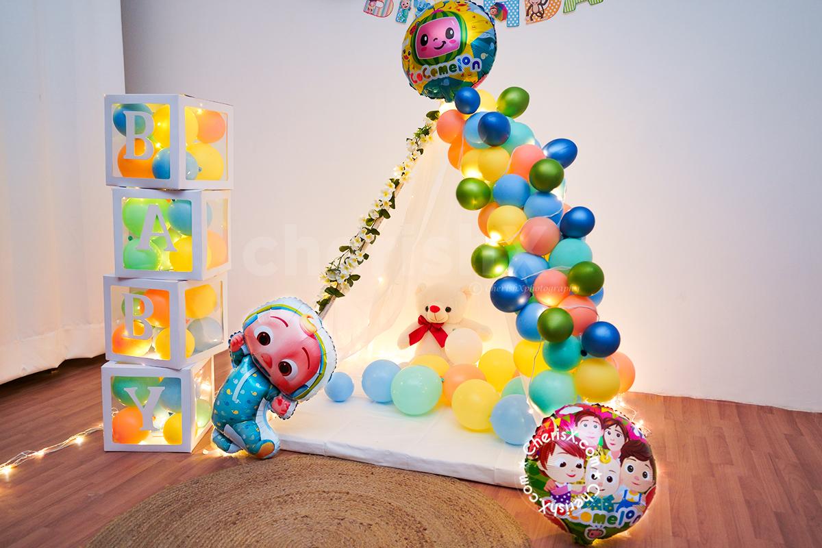 Enjoy your Baby Shower Celebration with CherishX's Cocomelon Theme Decoration!