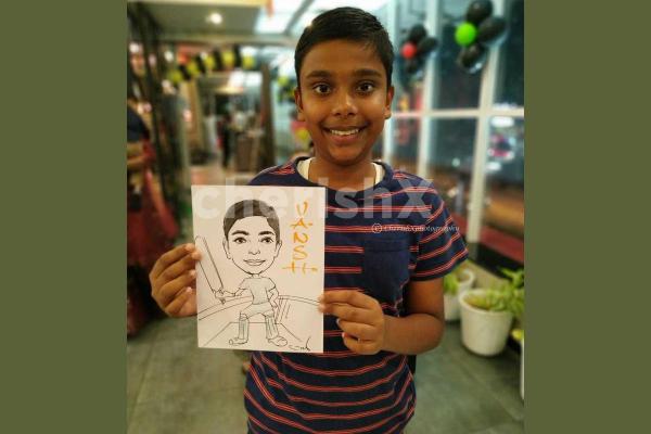 A Fun Caricature Artist Service for your Kid's birthday celebration.