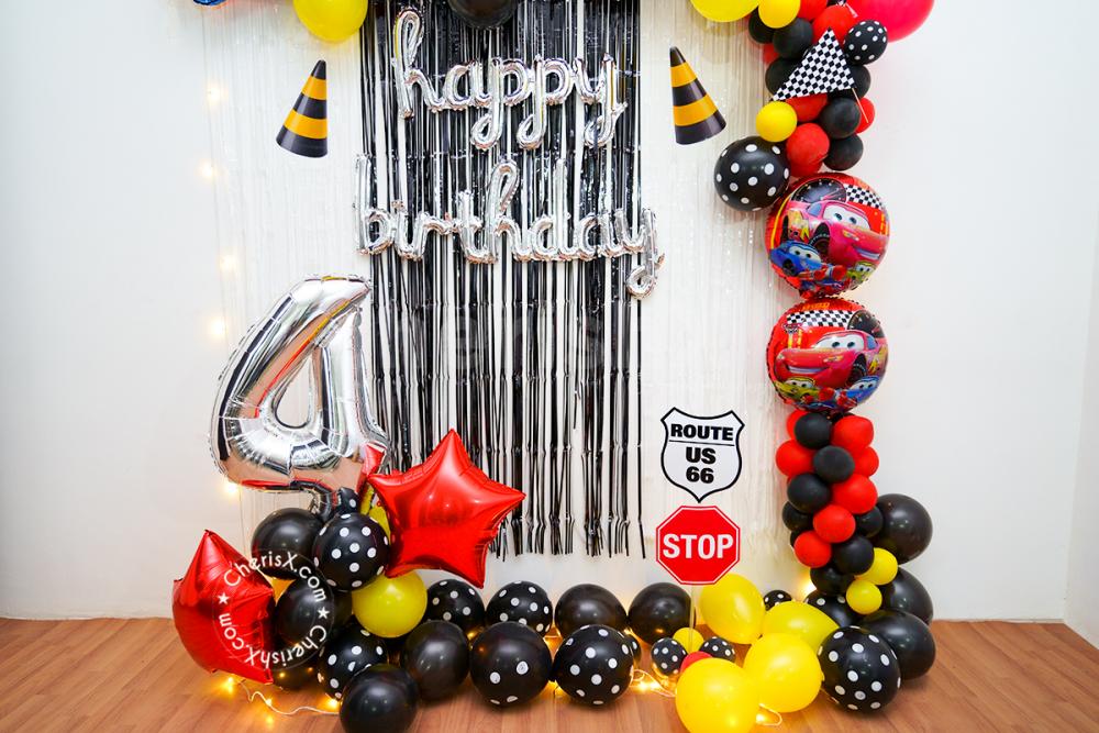 Surprise your kid with a Gorgeous Mcqueen Themed Birthday Decor!
