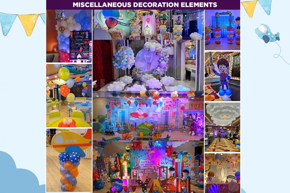 Get your kid's favourite themed balloon decoration and make the day special!