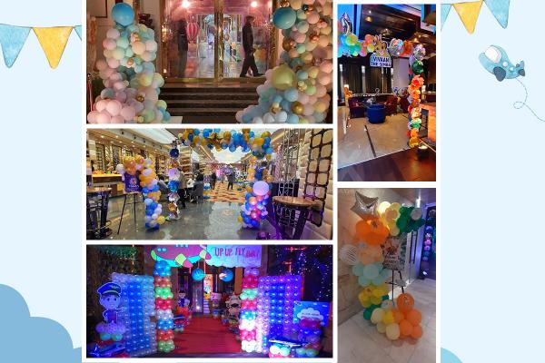 A Gorgeous Balloon Gate Decoration by CherishX under the Platinum Package.