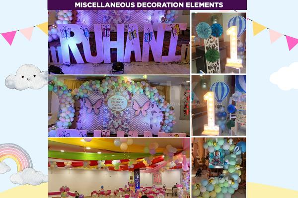 Miscellaneous Decoration Elements for your Kid's Perfect Birthday Party!