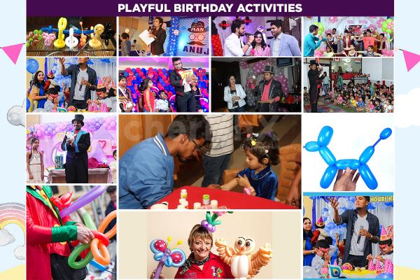 Gold Pack with Playful Birthday Activities to make your kid's birthday party memorable!