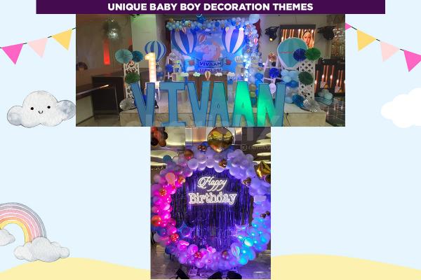 Gold Pack with amazing Baby boy decoration themes.