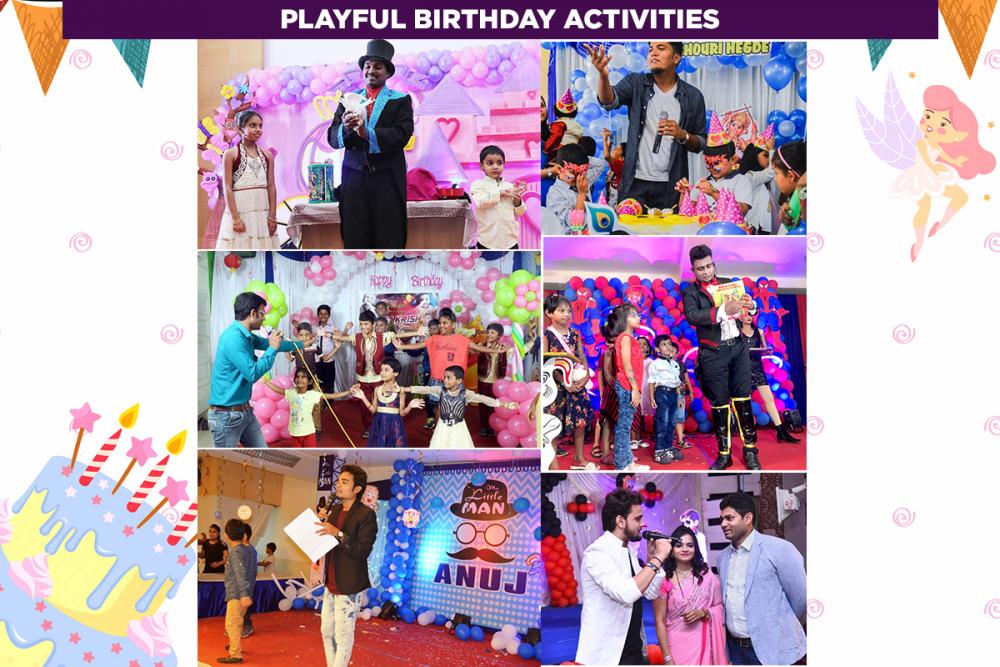 Find a Variety of Playful Birthday Activities with your chosen Package.