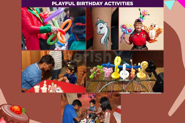 Get Amazing Playful Activities with the Kids Birthday Package.