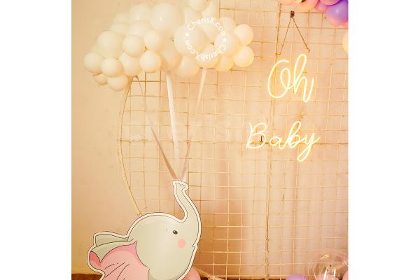 Arrange a perfect baby shower decor by CherishX to surprise the mother-to-be.