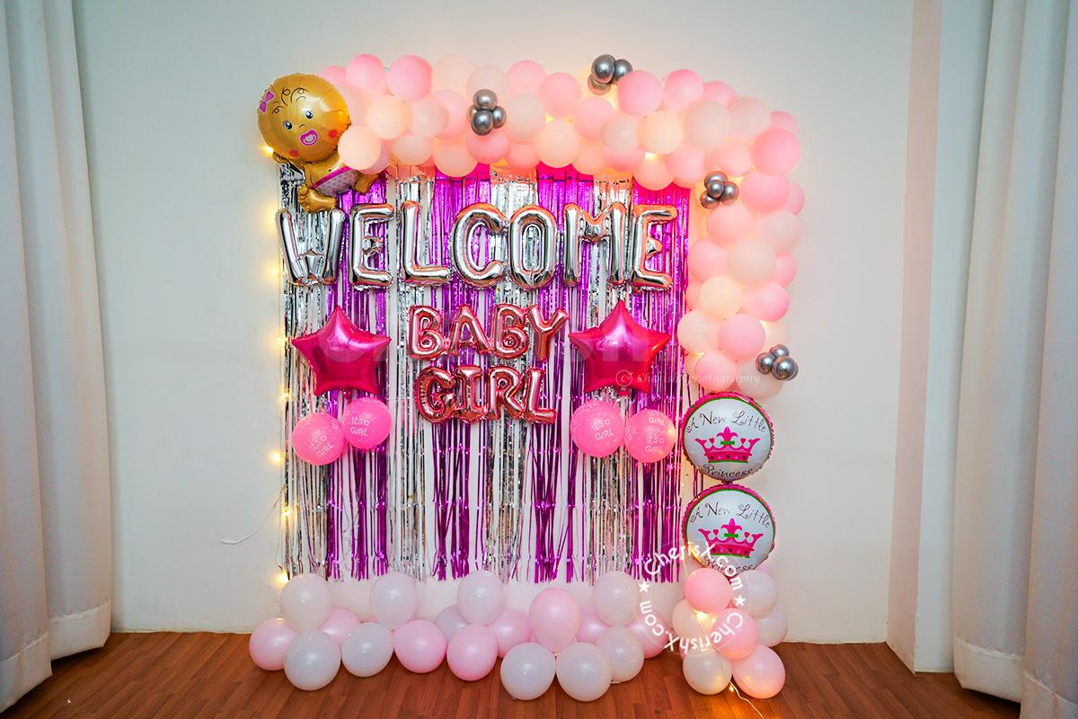 Welcome Baby Girl Balloon Decor Party Dost Lupon gov ph