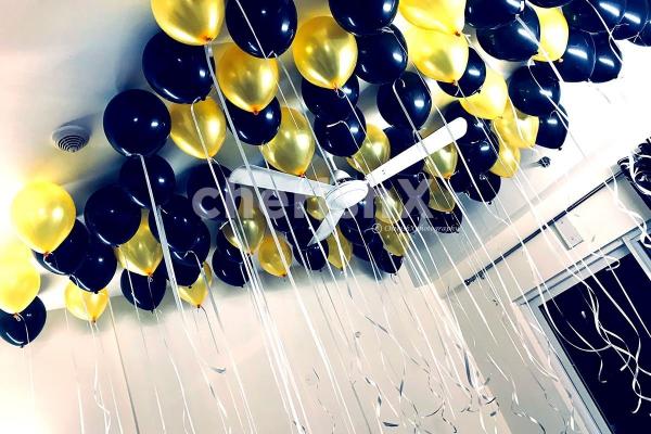 Simple Birthday Decoration at Home with Balloons
