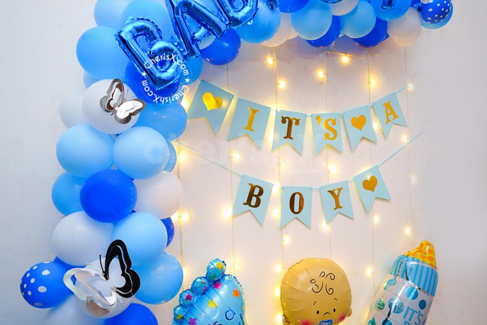 Blue Balloon Decor for Birthday Boy | Bangalore