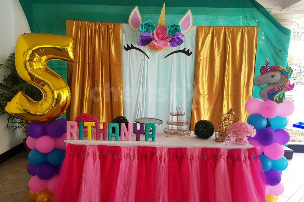 An adorable Unicorn Birthday Theme Decor for your Child | Bangalore