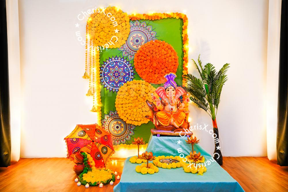 Ganpati Decoration Ideas for Home | The Royale