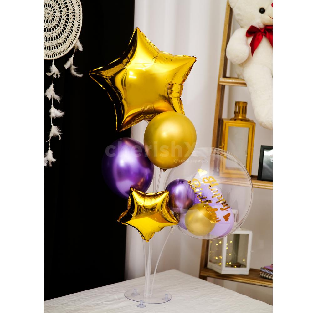 Our colorful chrome balloons will add flavor to your evening
