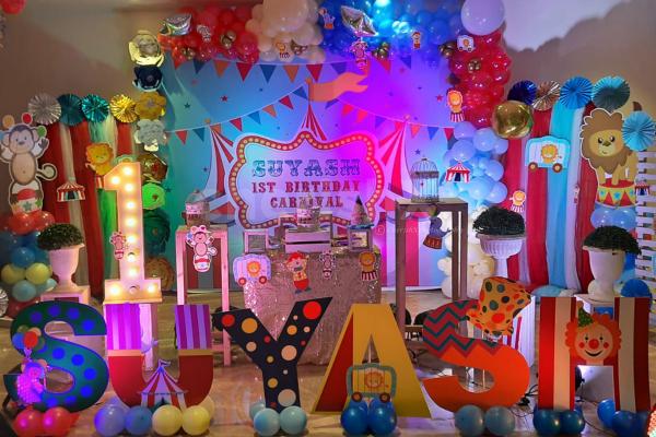 A carnival-like birthday for your special ones