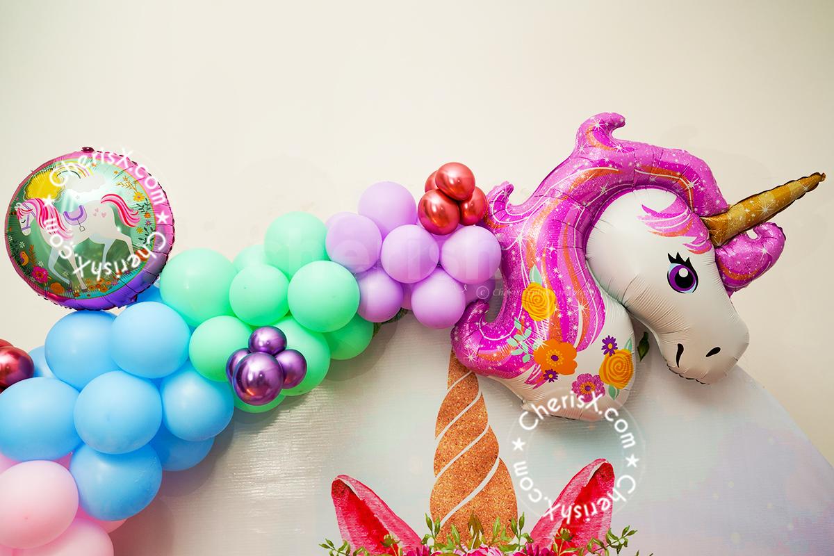 Unicorn Theme Ring Birthday Decor