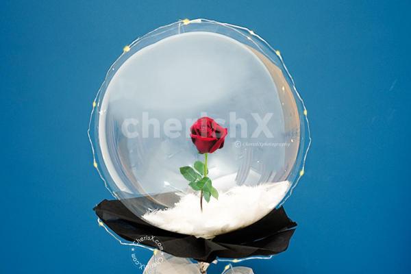 Give a beautiful surprise to your partner with this Romantic Red Rose Bucket on Karwa Chauth!